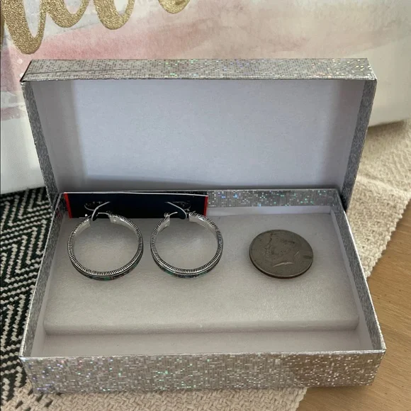 Fashion Jewelry Colored Hoops - Picture 2 of 3